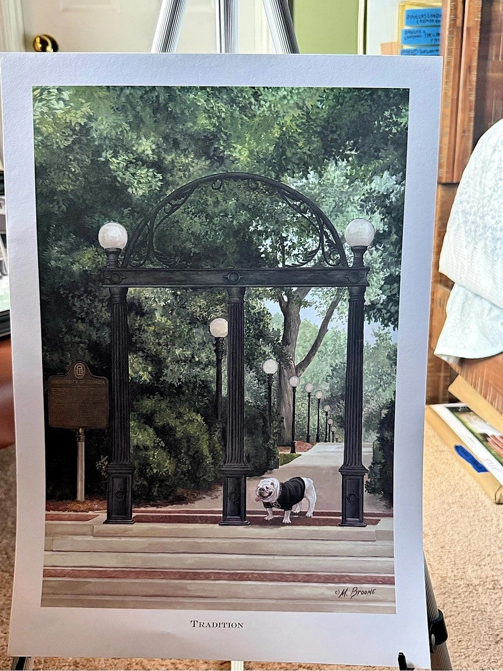 Tradition Botanical Garden Arch Art Print 13 5/8 x 19 3/8